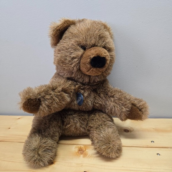 Gund Vintage Teddy Bear Plush Brown Collectors Classics 1977 Stuffed Animal - Picture 1 of 11